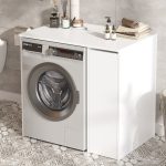 Kabineti Rosalind  bardhë 93.5x60x88cm - Image 4