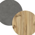 Tavolina e kafesë Sonoma Pakoworld- ngjyra antike anthracite 93.5x60x40cm - Image 3