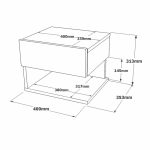 Nightstand Conquer  sonoma 40x35x31cm - Image 6