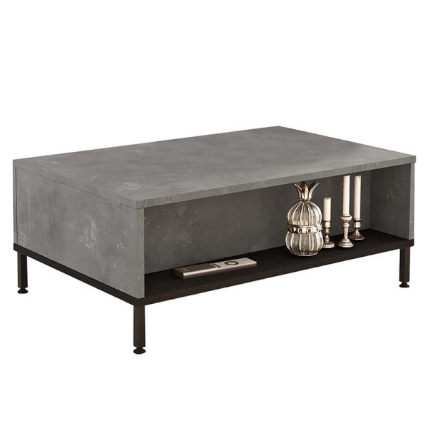 Tabela e kafesë Vlerësoni  anthracite antique-wenge 90x60x35cm