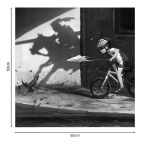 Pikturë në kanavacë Ruerto, me printim digjital 50x1.8x50cm - Image 2