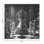 Pikturë Cerbon, me printim digjital në kanavacë 50x1.8x50cm - Image 2