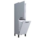 Kabineti banjo-kolona Zana  bardhë 35x37.5x132cm - Image 4