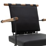 Armchair Parson  PU e zezë - Image 5