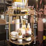 Njësia e raftit të dyshemesë Ilana  me shkëlqim të zi D23x27cm - Image 3