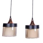 Llambë tavani me katër drita Tigly, metal i zi 80x20x60cm - Image 2