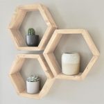 Njësia e vendosur në mur Radix  3 pics druri i fortë i pishës natyrore 30x9x34cm - Image 2