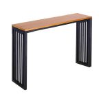 Bar tavoline Maize  natyrore-e zezë 139x39x103cm