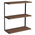 Njësia e vendosur në mur Samuel  druri i fortë i pishave arra-zi 70x30x80cm