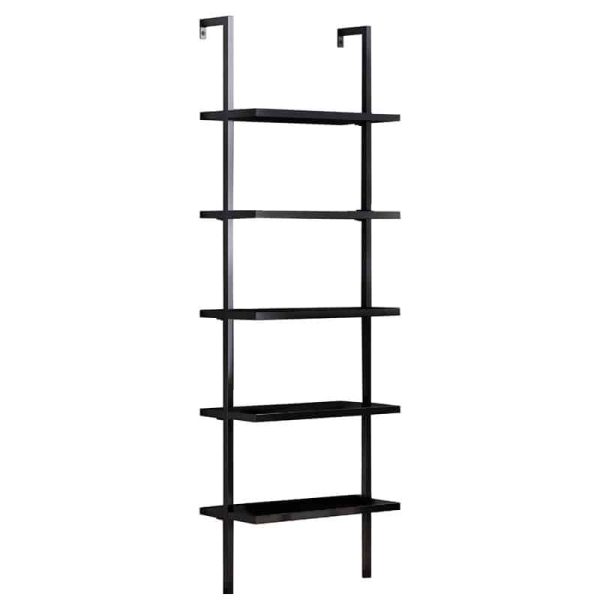 Bookcase Harris  e zezë 70x22x200cm