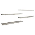 Njësia e vendosur në mur Brian  4 pics mermer i bardhë 60x15x1.8cm