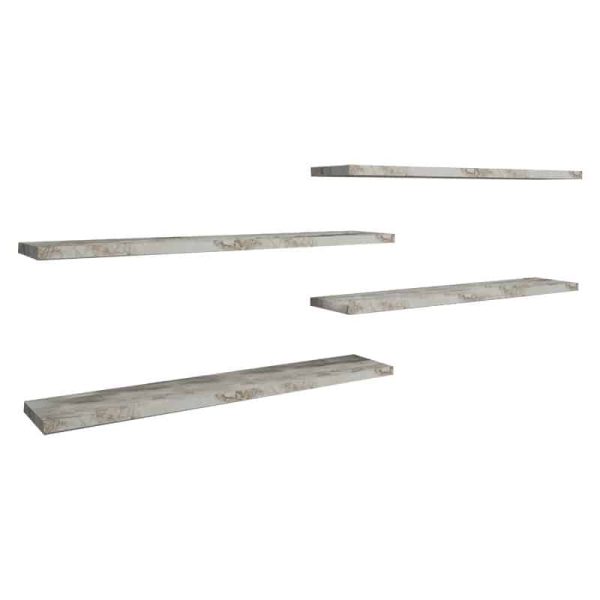 Njësia e vendosur në mur Brian  4 pics mermer i bardhë 60x15x1.8cm