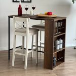 Tabela Bar Fenna arrë - e zezë 110x60x100cm - Image 2