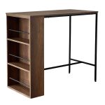 Tabela Bar Fenna arrë - e zezë 110x60x100cm