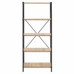 Raft librash Giulio, arre e zezë 60x34x150cm - Image 2