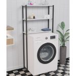 Raft banjo Alessandro  bardhë-zi 70x21x150cm - Image 2