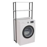 Raft banjo Alessandro  bardhë-zi 70x21x150cm