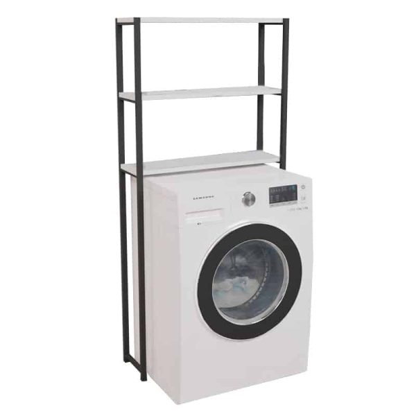 Raft banjo Alessandro  bardhë-zi 70x21x150cm