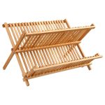 Rack pjatë Labon  bambu natyrore 42.5x33.5x25.5cm