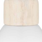 Llambë tavani Desy,Ε14, në ngjyrë të bardhë-natyrale D15x99cm - Image 4