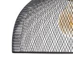 Llambë tavani Sam, Ε27, ngjyrë e zezë D30x22,5cm - Image 2