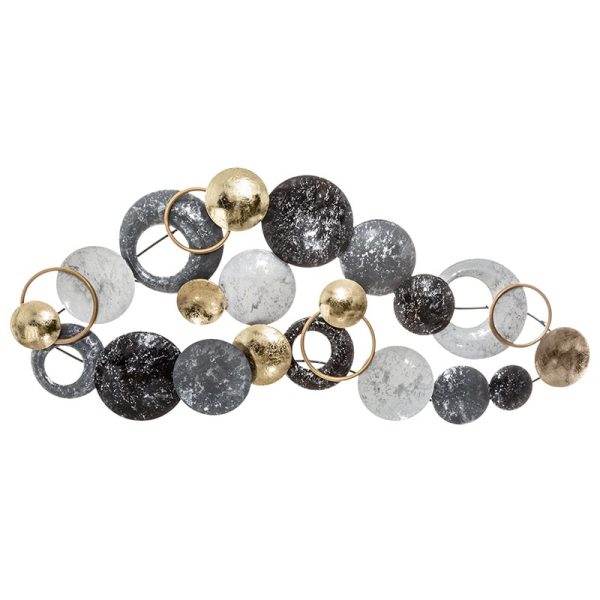 Dekor muri Nori, metal shumëngjyrësh, 90,5x6,5x44cm