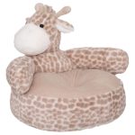 Karrige për fëmijë Gjirafa kafe-beige 48x42x45cm