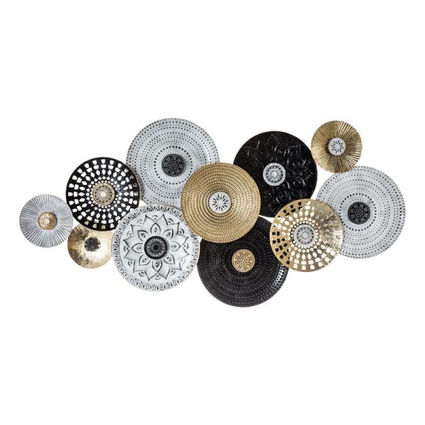 Dekor muri Idalia, metal shumëngjyrësh, 134x6x68cm