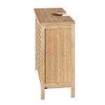 Stol banjo për lavaman Sicela  në ngjyrë natyrore 60x28x80cm - Image 3