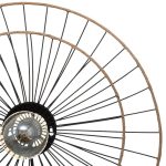 Llambë muri Alara, E27 40W, ngjyrë ari e zezë D45x11cm - Image 3