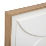 Dekor muri Louna, MDF ngjyrë e bardhe-natyrale, 55x4x75cm - Image 2