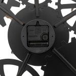 Orë muri Isea, metal ngjyrë ari-zezë, D90x4.5cm - Image 4