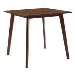 Set ngrënieje Benson - Orlean  5pcs 80x80x75cm në pëlhurë arrë - beige - Image 3