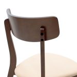 Set ngrënieje Benson - Toto  7pcs 150x90x75cm në pëlhurë arrë - beige - Image 5