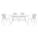 Komplet ngrenie 5 cope Komplet Valor-Obbi 5 cope  metal-pe e bardhe