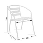 Komplet ngrënieje 5 copë Set Valor-Tade 5 copë metal i bardhë - Image 6