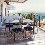 Komplet ushqimi Naoki 7 copë  metal i zi pe gri. - Image 2