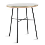 Komplet ngrënieje 3 copë Gaus-Naoki metal i zi-pe natyral. - Image 2