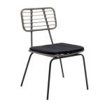 Komplet ushqimi Naoki 3 copë  metal i zi-pe gri - Image 3