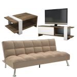 Set studentor Unique 7, mobilje për dhomë të ndenjës, set prej 3 copë