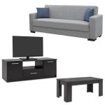 Set studentor New Living 1, për dhomë të ndenjës, me 3 copë.