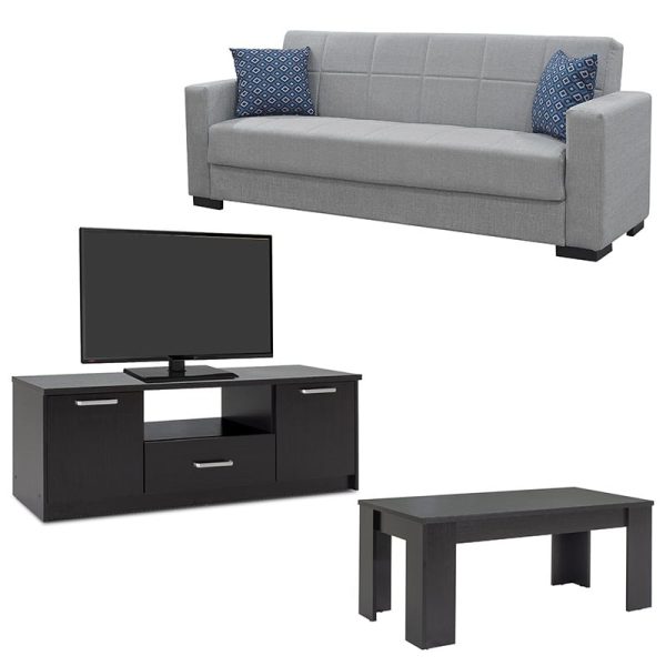 Set studentor New Living 1, për dhomë të ndenjës, me 3 copë.