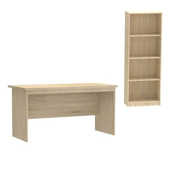 Set studentor Payton-Presley, për zyre, me ngjyrë sonoma, me 2 pjesë.