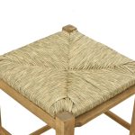 Stool kafene pa gjerësi me mat Bodier-Charchie I  dru arrë 35x35x78cm - Image 3