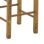 Stool kafene pa gjerësi me mat Bodier-Charchie I  dru arrë 35x35x78cm - Image 5