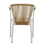 Tavoline ngrenie Kliton - set Convince prej 3 alumini  ne nuance te bardhe 80x80x74cm - Image 6