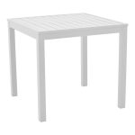 Tavoline ngrenie Kliton - set Convince prej 3 alumini  ne nuance te bardhe 80x80x74cm - Image 7