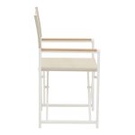 Tavoline ngrenie Kliton - Mabu set 3 alumini ne nuance te bardhe 80x80x74cm - Image 4