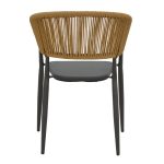 Tavoline ngrenie Raven-Kliton B komplet 7  alumini ne nuance antracit 150x80x74cm - Image 6