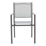 Tavolinë ngrënie Watson-Confidence Komplet me 3  metal në nuancë antraciti D60x70cm - Image 7